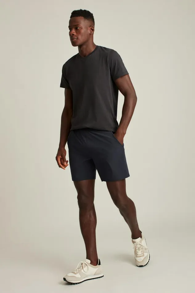 Men The Lined Gym Short Black Bonobos Casual Shorts