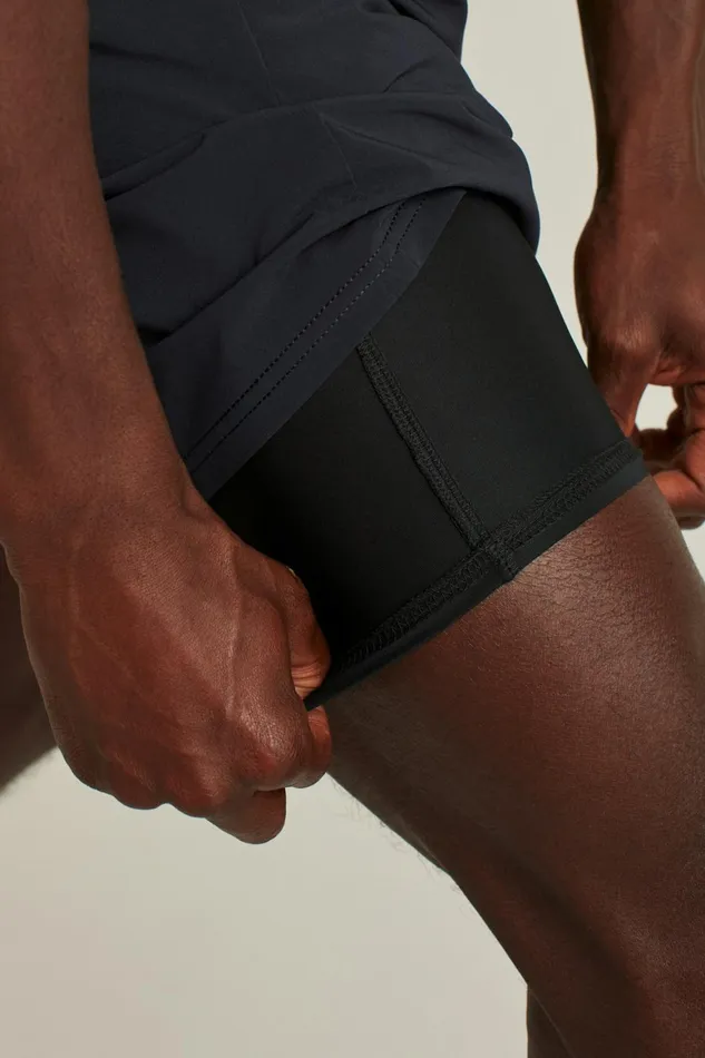 Men The Lined Gym Short Black Bonobos Casual Shorts