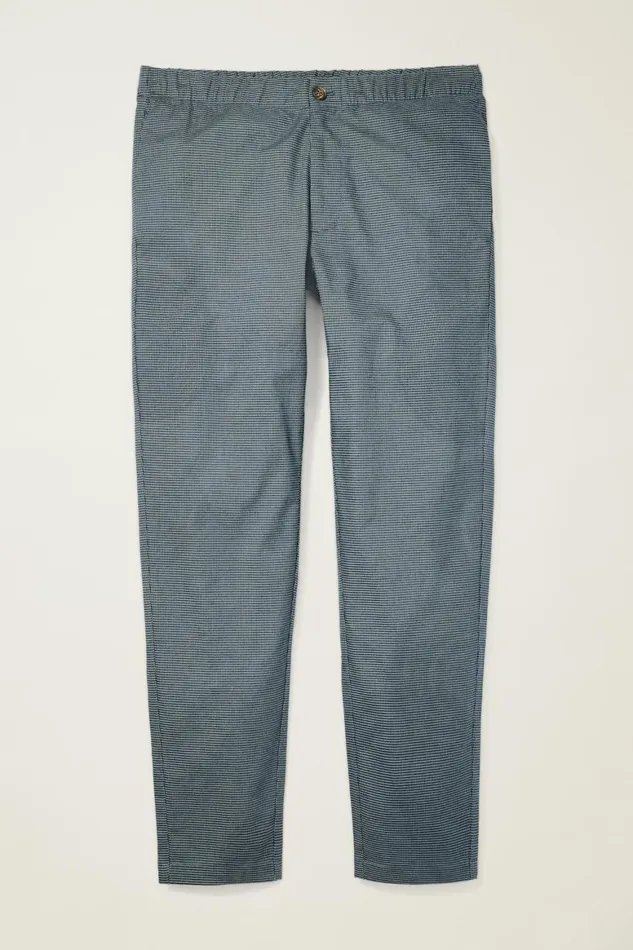 Men The Off Duty Pant Navy Blue Houndstooth Bonobos Seasonal Pants