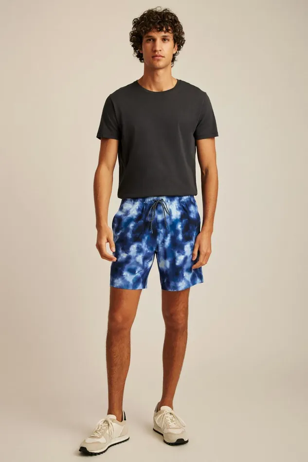 Men The Rec Short Blue Clouds Bonobos Casual Shorts