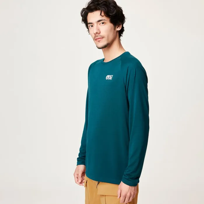 Men TIMONT LS TECH TEE Picture Organic Clothing TShirts