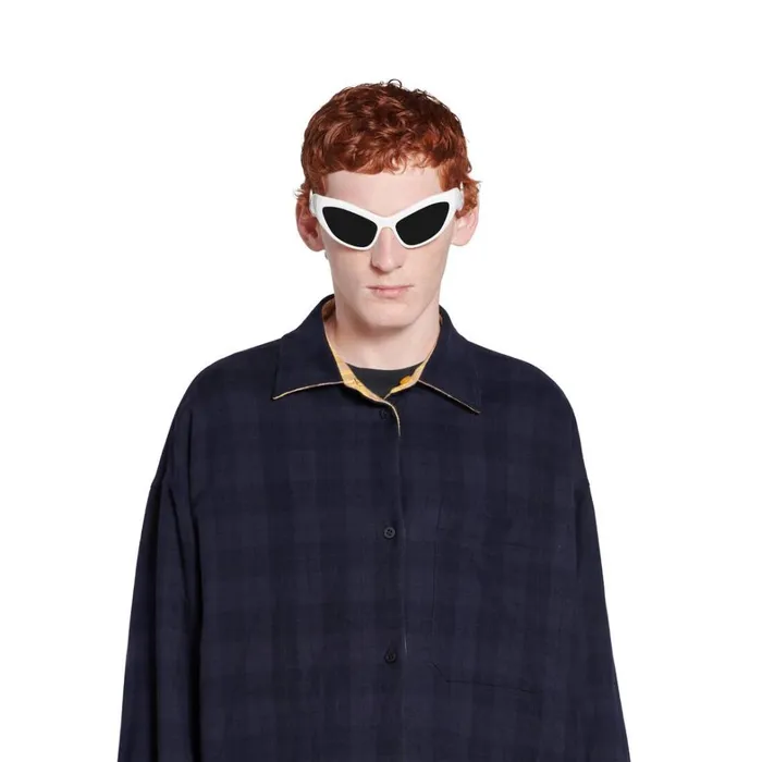 Men Tops and Shirts Balenciaga Balenciaga Reversible Shirt Large Fit In Yellowblue