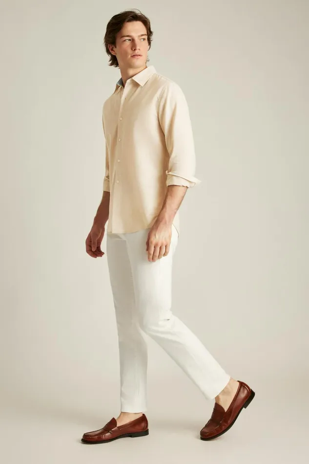 Men Travel Jeans Cloudy White Bonobos Jeans