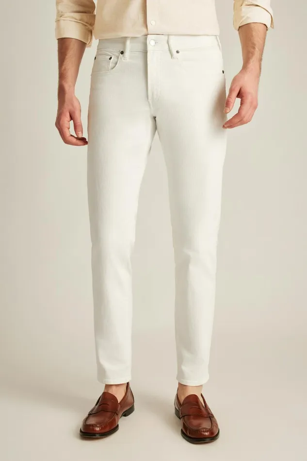 Men Travel Jeans Cloudy White Bonobos Jeans
