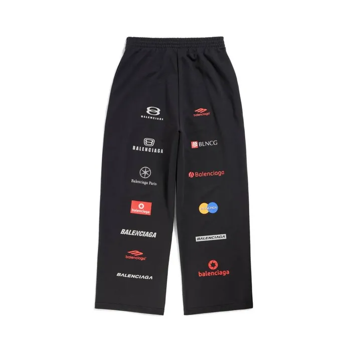 Men Trousers Balenciaga Top League Baggy Sweatpants In Black