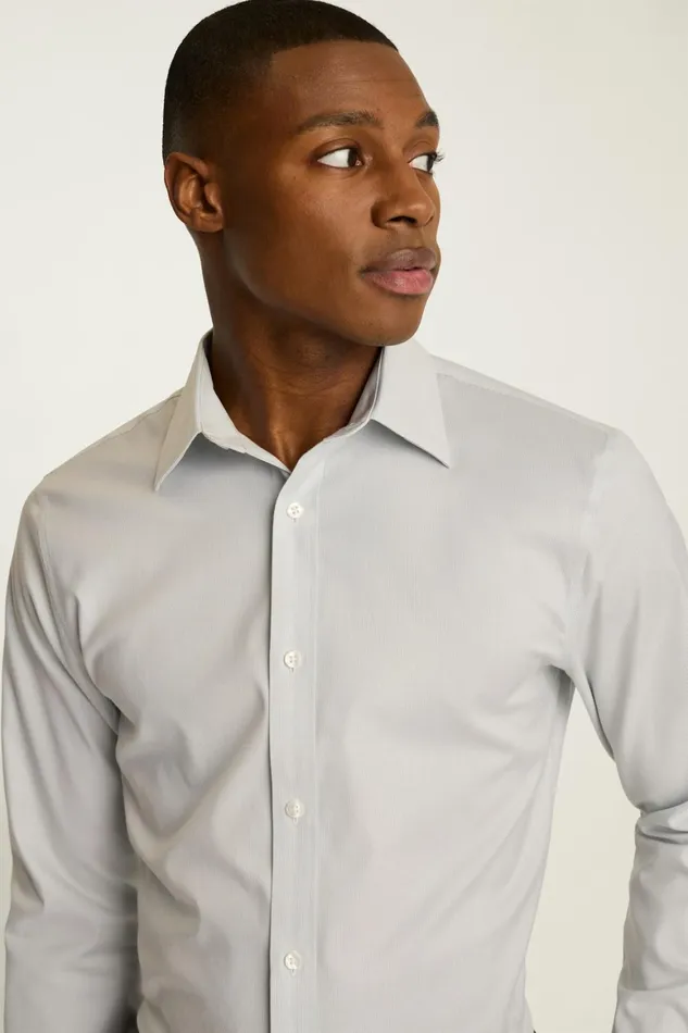 Men Weekday Warrior Dress Shirt Blue Micro Stripe Bonobos Business Casual Shirts
