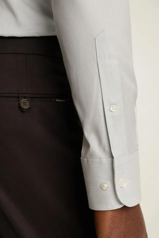 Men Weekday Warrior Dress Shirt Blue Micro Stripe Bonobos Business Casual Shirts