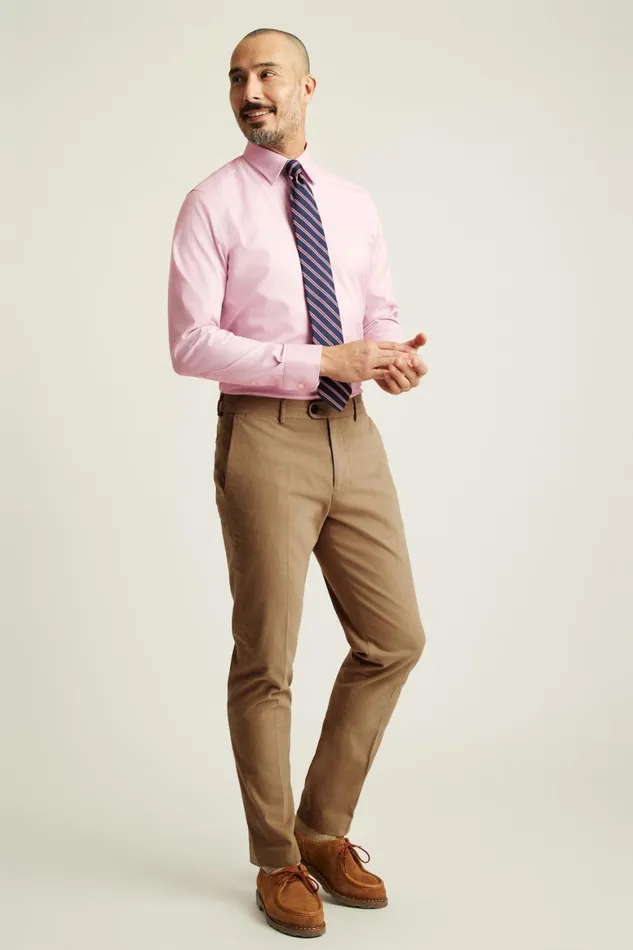 Men Weekday Warrior Dress Shirt Pink Stripe Bonobos Business Casual Shirts