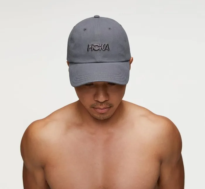 MenWomen All Gender Casual Hat Dark Grey HOKA ONE ONE Accessories