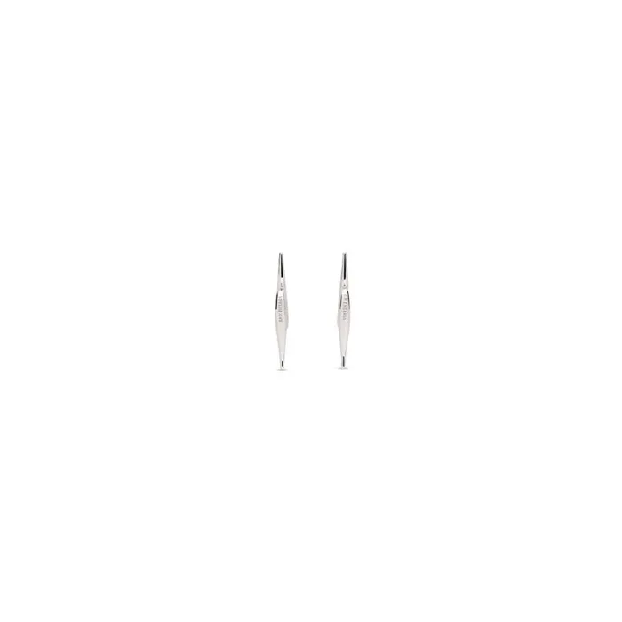 MenWomen Earrings Balenciaga Force Double Spike Earrings In Silver