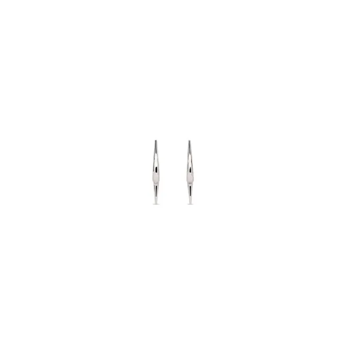 MenWomen Earrings Balenciaga Force Double Spike Earrings In Silver