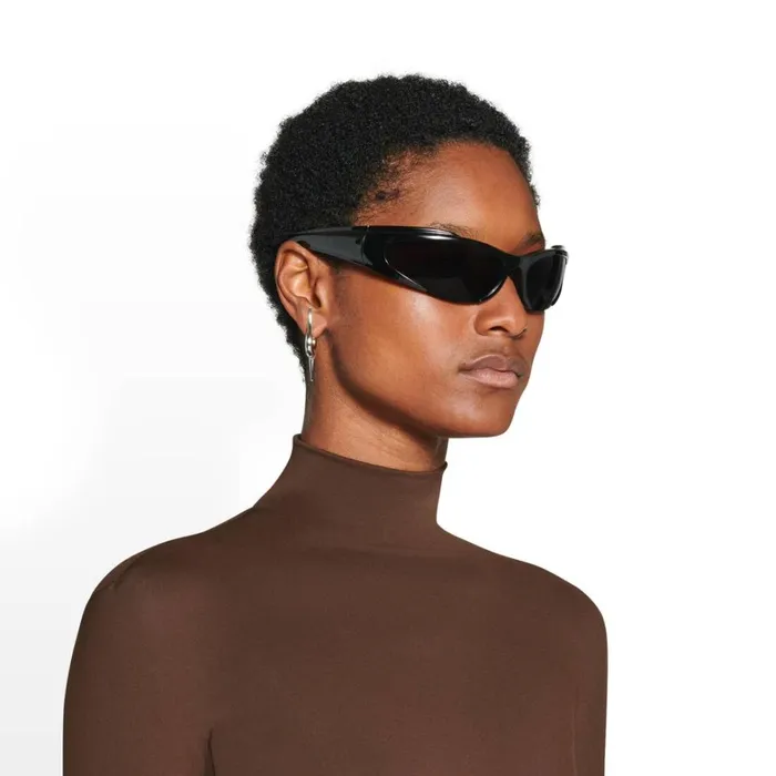 MenWomen Earrings Balenciaga Force Double Spike Earrings In Silver