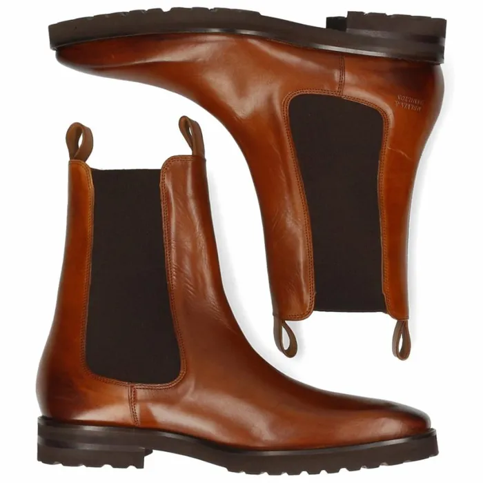 Mens Ankle Boots Melvin and Hamilton Clark 49 Brown