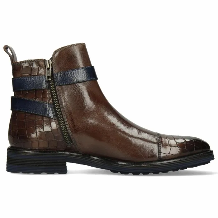 Mens Ankle Boots Melvin and Hamilton Eddy 9 Grey