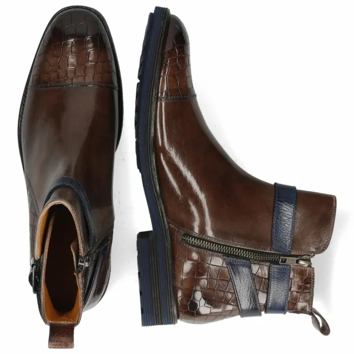 Mens Ankle Boots Melvin and Hamilton Eddy 9 Grey