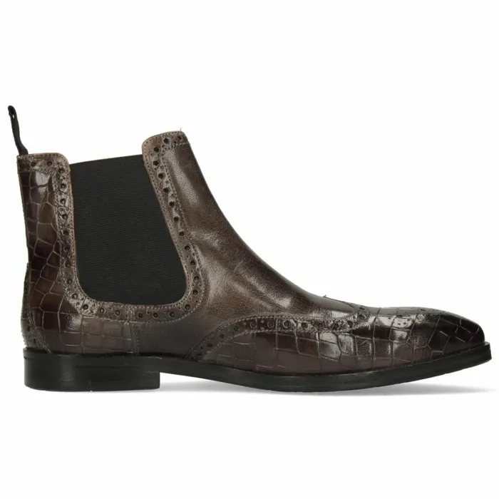 Mens Ankle Boots Melvin and Hamilton Greg 2 Grey