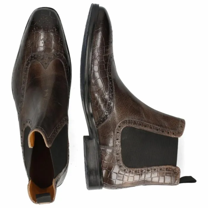Mens Ankle Boots Melvin and Hamilton Greg 2 Grey