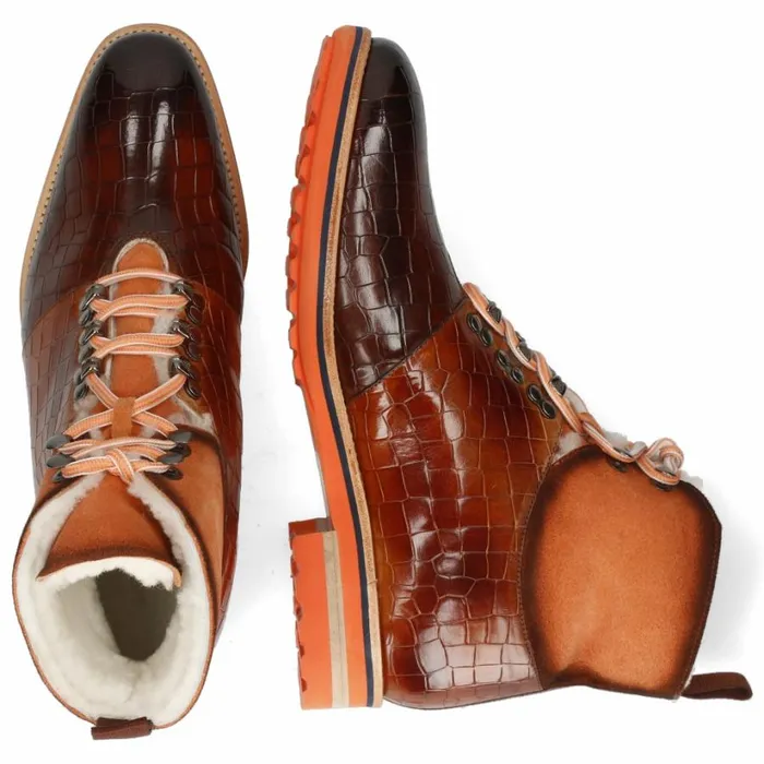 Mens Ankle Boots Melvin and Hamilton Tom 24 Brown