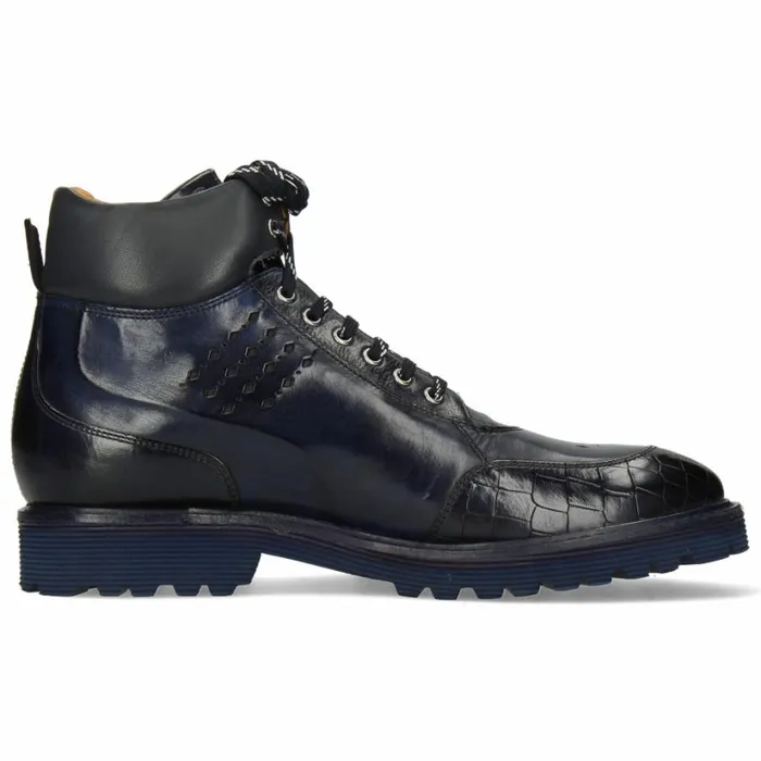 Mens Ankle Boots Melvin and Hamilton Trevor 28 Blue