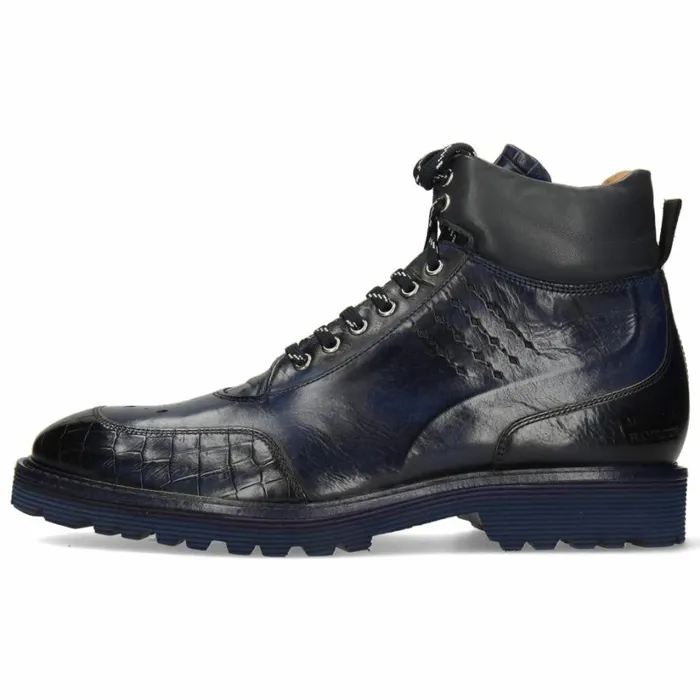 Mens Ankle Boots Melvin and Hamilton Trevor 28 Blue