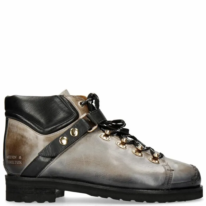 Mens Ankle Boots Melvin and Hamilton Will 1 Grey