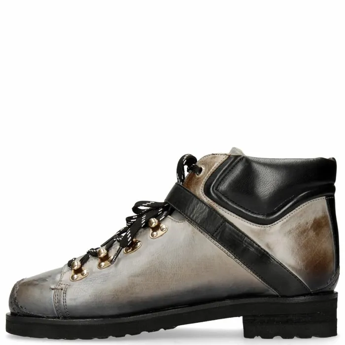 Mens Ankle Boots Melvin and Hamilton Will 1 Grey