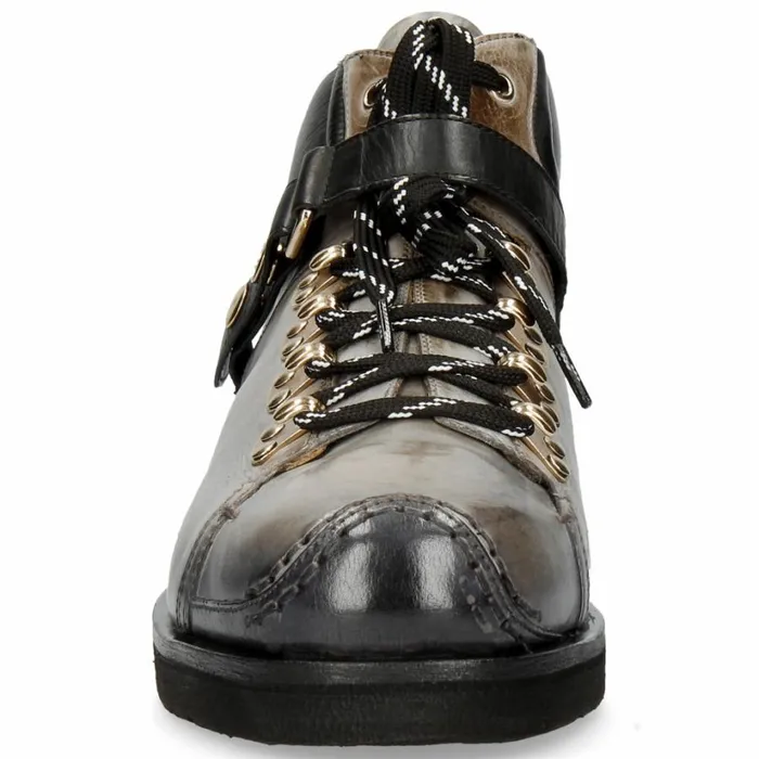 Mens Ankle Boots Melvin and Hamilton Will 1 Grey