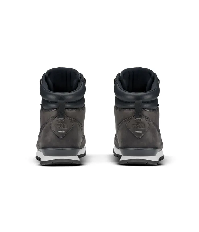 Mens Backtoberkeley Redux Leather Boots Zinc Greyebony Grey The North Face Winter Boots
