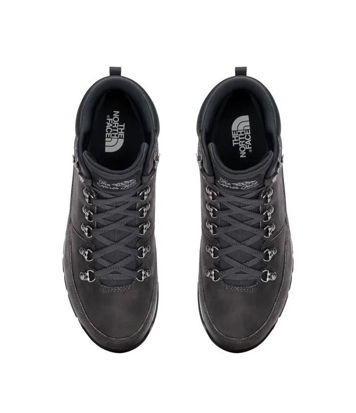 Mens Backtoberkeley Redux Leather Boots Zinc Greyebony Grey The North Face Winter Boots