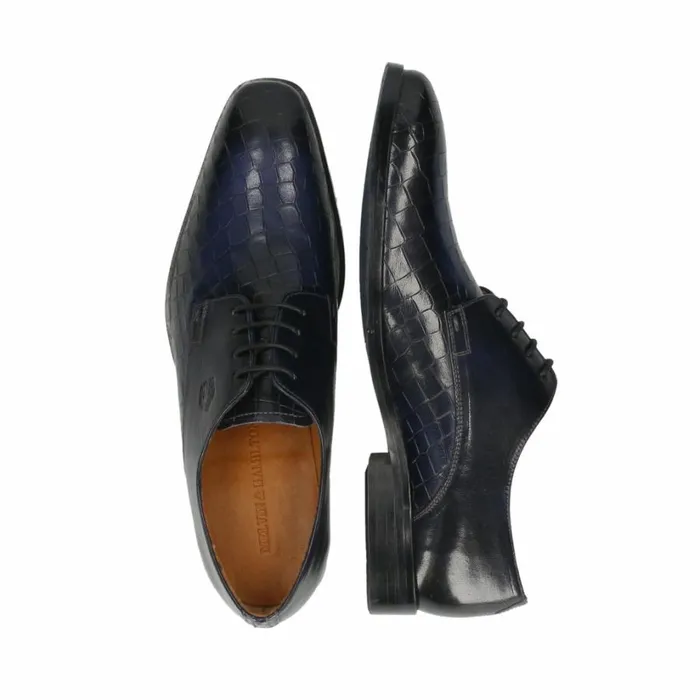 Mens Derbies Melvin and Hamilton Flynn 1 Blue