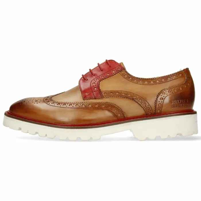 Mens Derbies Melvin and Hamilton Matthew 33 Light Brown