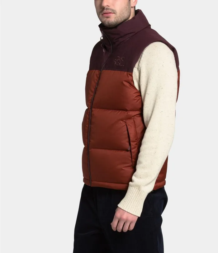 Mens MENS ECO NUPTSE VEST Brandy Brownroot Brown The North Face Snow