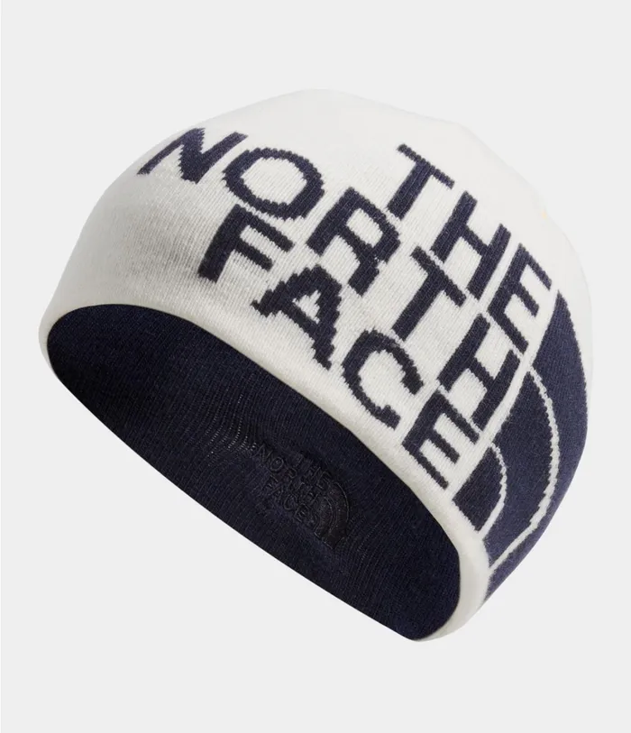 Mens Reversible Tnf Banner Beanie Vintage Whiteaviator Navy The North Face Beanies and Scarves Mens Reversible Tnf Banner Beanie Vintage Whiteaviator Navy The North Face Beanies and Scarves