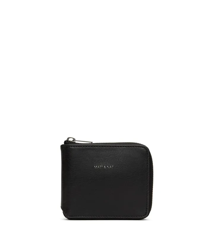 MensWomen Watson Vegan Wallet 8211 Vintage Black Matt and Nat Wallets