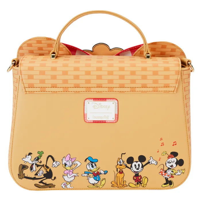 Mickey and Friends Picnic Basket Crossbody Bag Unisex Loungefly Crossbody Bags Mickey and Friends Picnic Basket Crossbody Bag Unisex Loungefly Crossbody Bags