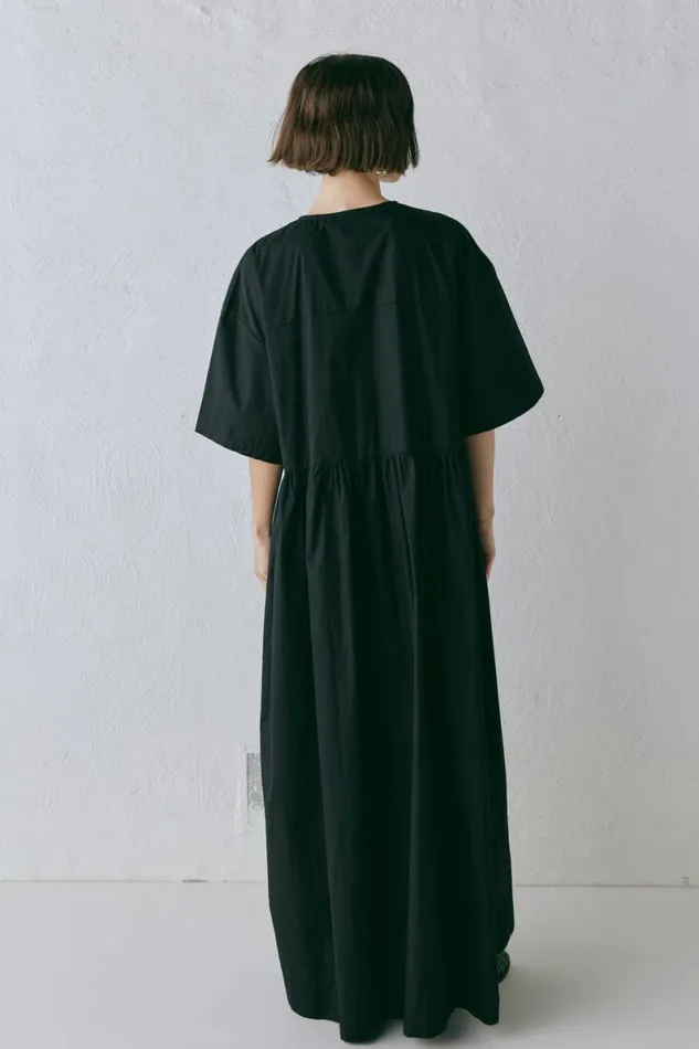 MidiMaxi Dresses Women VRG GRL Naomi Smock Maxi Dress Black MidiMaxi Dresses Women VRG GRL Naomi Smock Maxi Dress Black