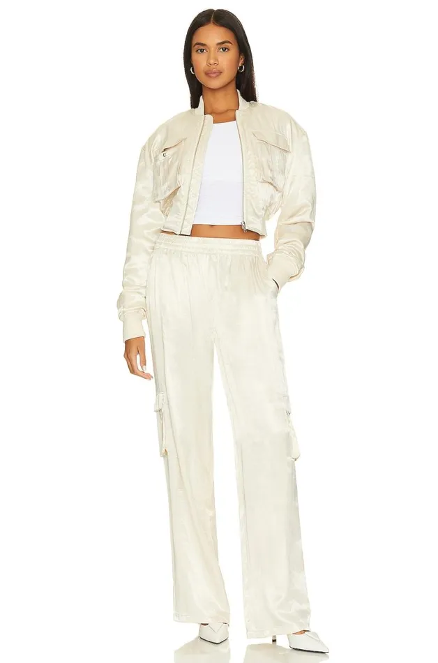Miranda Bomber Jacket Cream Women Lovers and Friends Jackets and Coats