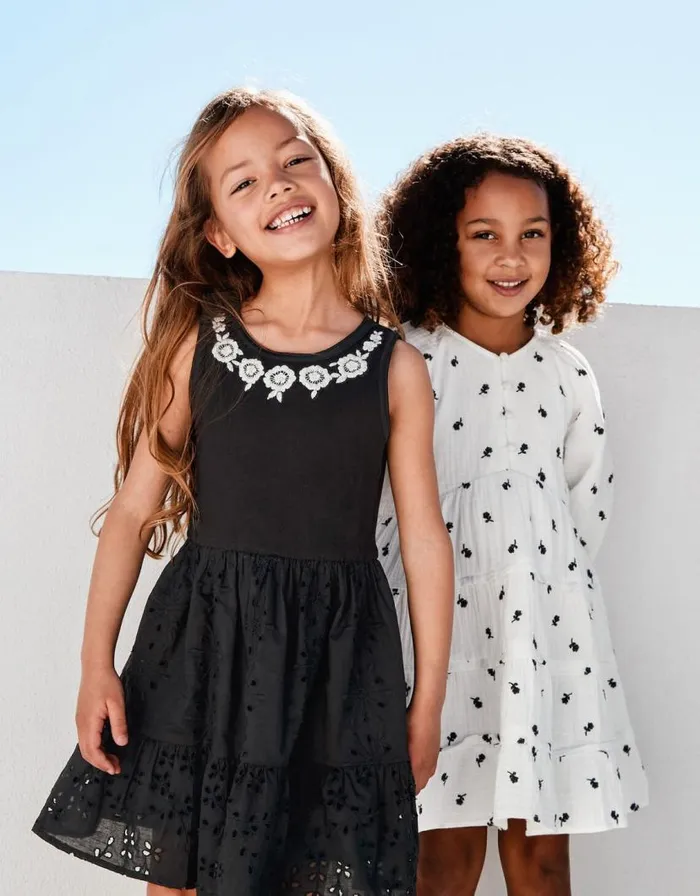Monsoon 2in1 Broderie Dress Black Children Dresses Monsoon 2in1 Broderie Dress Black Children Dresses