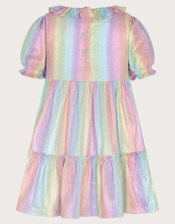 Monsoon Baby Pastel Rainbow Dress Multi Children Dresses Monsoon Baby Pastel Rainbow Dress Multi Children Dresses