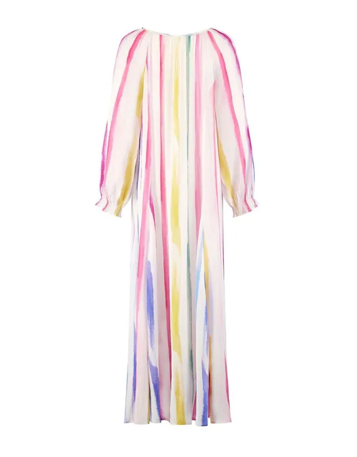 Monsoon East Kandi Rainbow Dress Multi Women Day Dresses Monsoon East Kandi Rainbow Dress Multi Women Day Dresses