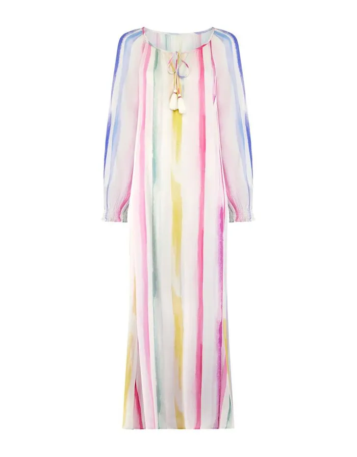 Monsoon East Kandi Rainbow Dress Multi Women Day Dresses Monsoon East Kandi Rainbow Dress Multi Women Day Dresses
