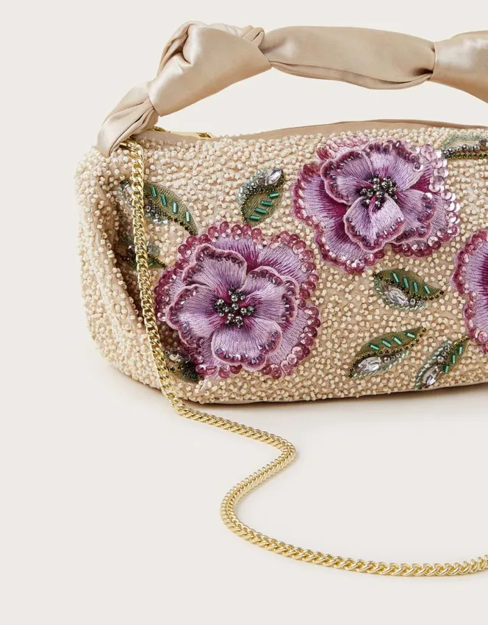 Monsoon Fia Floral Beaded Bag Women Bags and Purses Monsoon Fia Floral Beaded Bag Women Bags and Purses