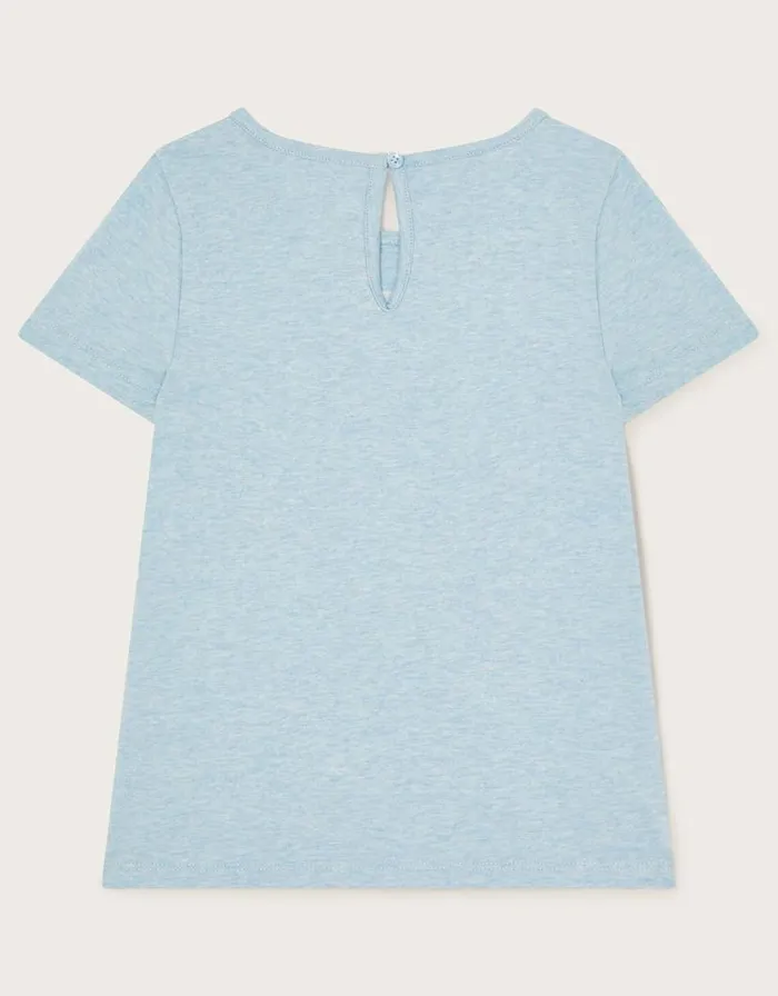Monsoon Have A Nice Day Embroidered TShirt Blue Children Tops and Tshirts Monsoon Have A Nice Day Embroidered TShirt Blue Children Tops and Tshirts