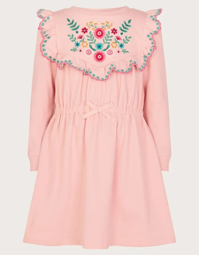 Monsoon Heritage Sweater Dress Pink Children Dresses Monsoon Heritage Sweater Dress Pink Children Dresses