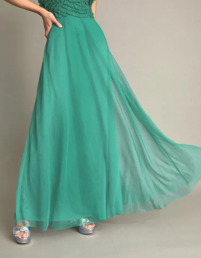 Monsoon Irina HandEmbellished Maxi Dress Green Women Occasionwear Monsoon Irina HandEmbellished Maxi Dress Green Women Occasionwear