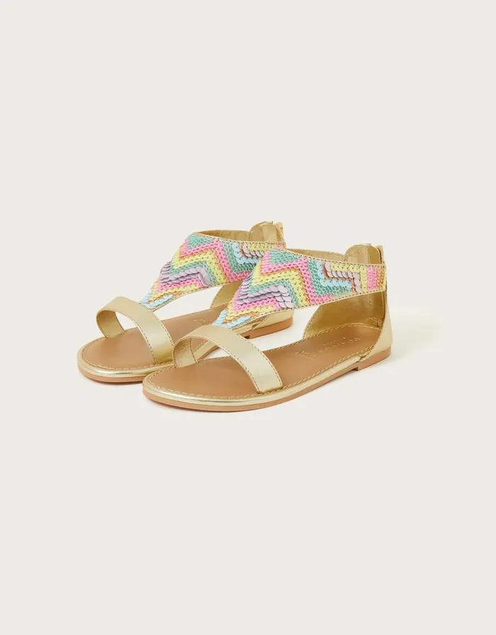 Monsoon Pastel Sequin Rainbow Sandals Multi Children Girls039 Shoes and Sandals Monsoon Pastel Sequin Rainbow Sandals Multi Children Girls039 Shoes and Sandals