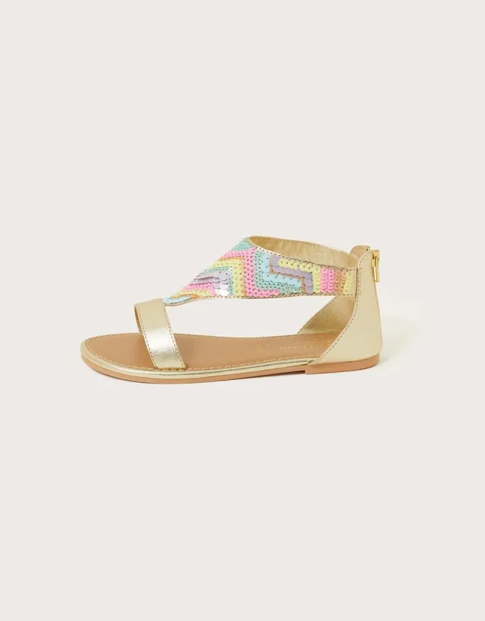 Monsoon Pastel Sequin Rainbow Sandals Multi Children Girls039 Shoes and Sandals Monsoon Pastel Sequin Rainbow Sandals Multi Children Girls039 Shoes and Sandals
