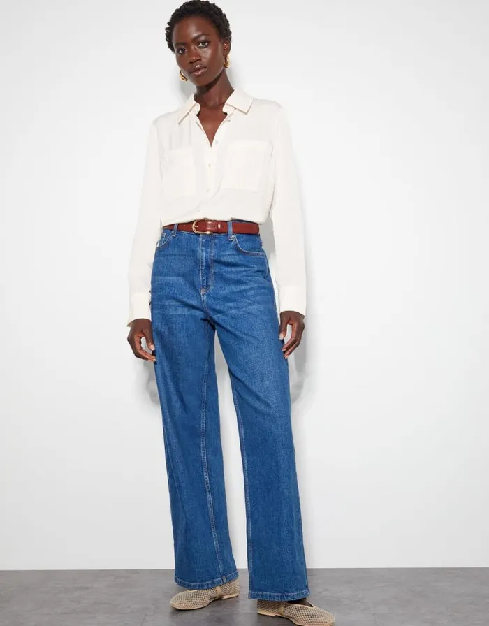 Monsoon Wilma PearlButton Long Sleeve Shirt Women Tops and Blouses Monsoon Wilma PearlButton Long Sleeve Shirt Women Tops and Blouses