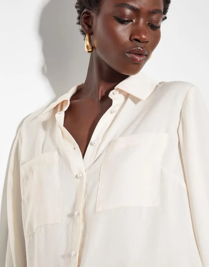 Monsoon Wilma PearlButton Long Sleeve Shirt Women Tops and Blouses Monsoon Wilma PearlButton Long Sleeve Shirt Women Tops and Blouses