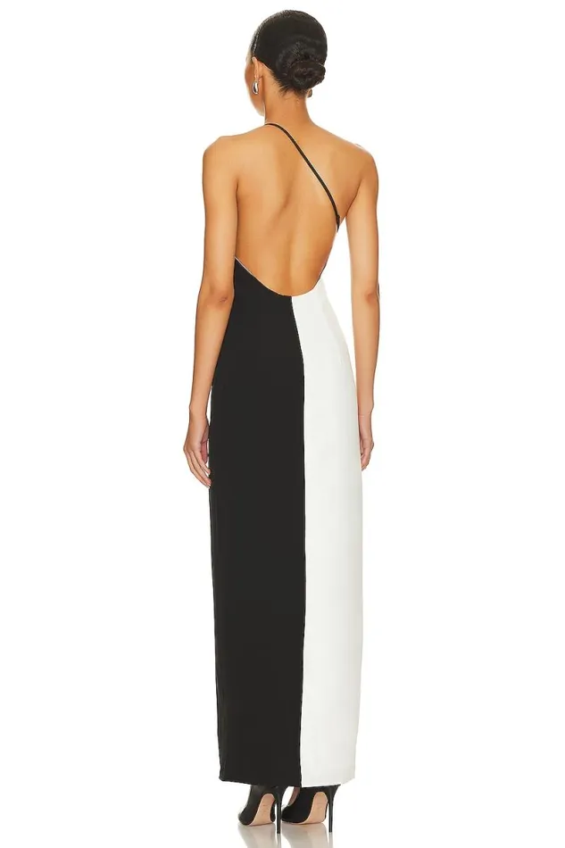 Naomi Gown Black White Women Lovers and Friends Dresses